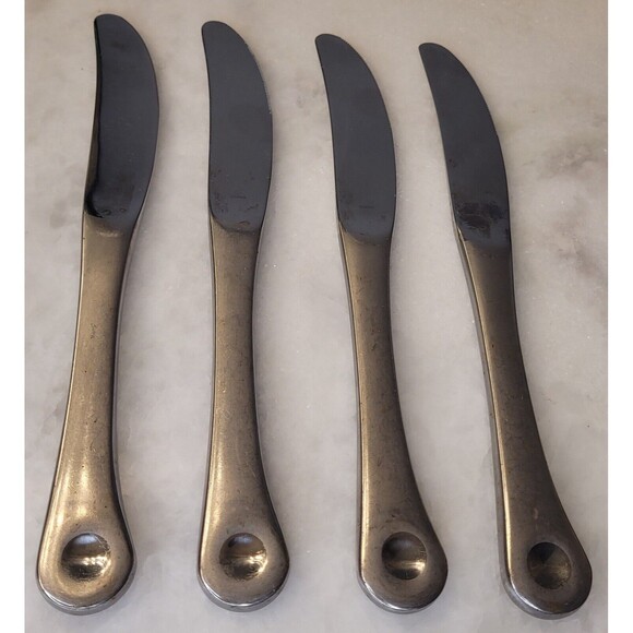 Robert Welch PENDULUM 18/10 Stainless Satin Set of 4 Dinner Knives 9 1/4" - Picture 2 of 11